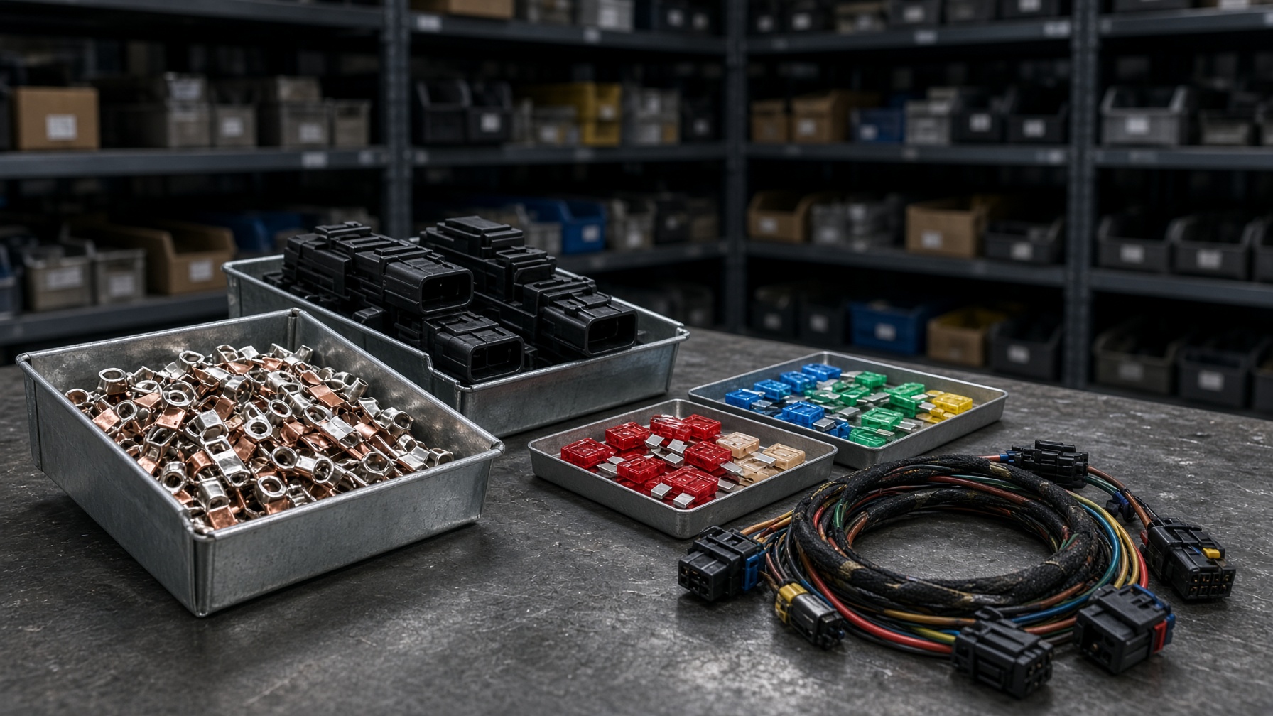 Magazyn osprzętu elektrycznego Auto Tech Bis